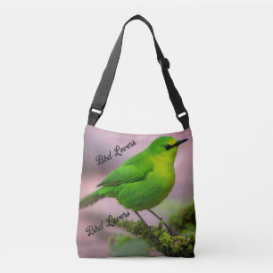 Ajustable Sac fourre-tout aux amoureux des oiseaux - élégant