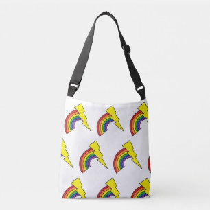 Ajustable Sac fourre-tout avec arc-en-ciel et boulons de fou