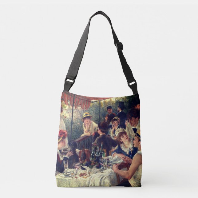 Ajustable Sac fourre-tout avec Renoir's Luncheon Party (Devant)