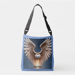 Ajustable Sac fourre-tout Bleu Angel Wings