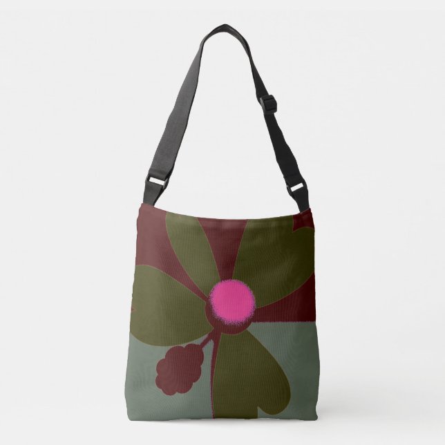 Ajustable Sac fourre-tout botanique moderne (Devant)