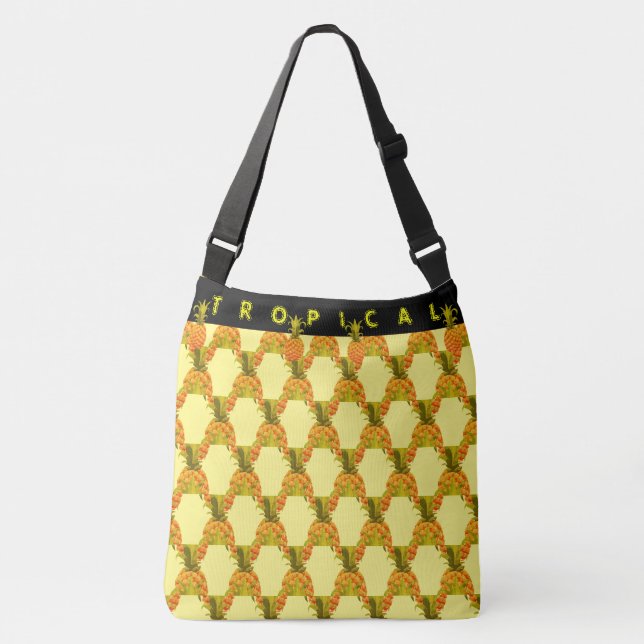 Ajustable Sac fourre-tout complet à l'ananas doux et savoure (Devant)