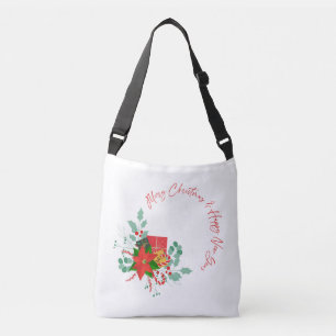 Ajustable Sac fourre-tout Couronne Joyeux Noël Bonne Année