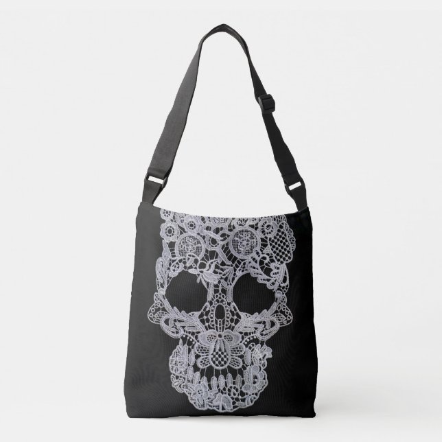 Ajustable Sac fourre-tout crâne Crochet. (Devant)