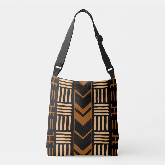 Ajustable  Sac fourre-tout de conception de tissu de boue af (Devant)