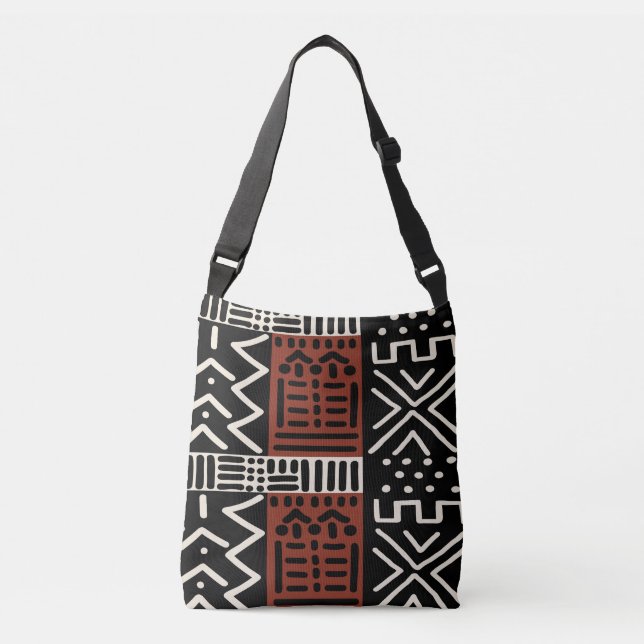 Ajustable Sac fourre-tout de conception de tissu de boue afr (Devant)