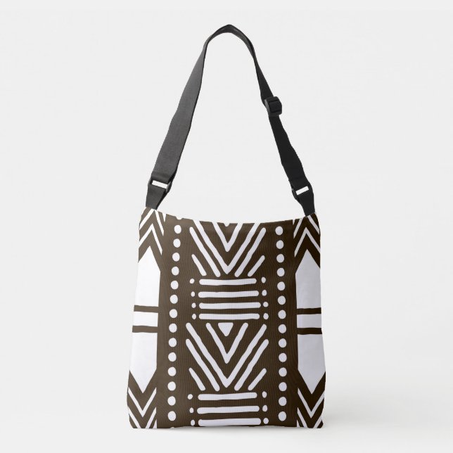 Ajustable Sac fourre-tout de conception de tissu de boue afr (Devant)