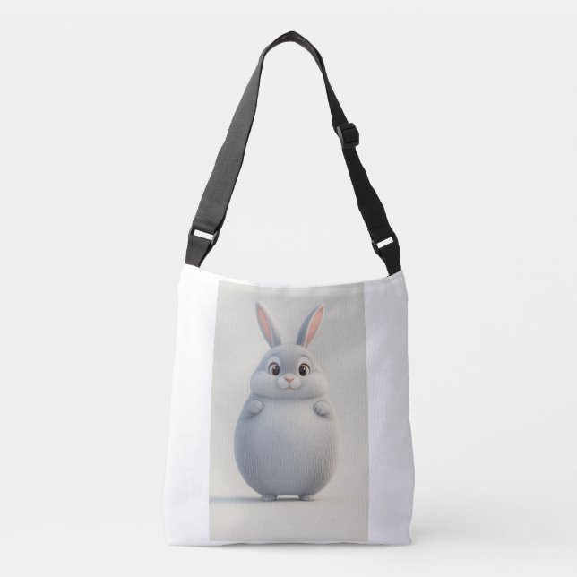 Ajustable Sac fourre-tout de lapin doux (Devant)