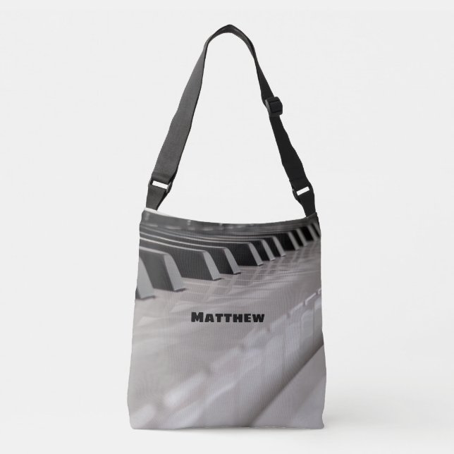 Ajustable Sac fourre-tout de piano personnalisé pour les leç (Devant)