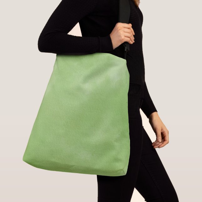 Ajustable Sac fourre-tout de texture de dégradé vert minimal (De près)