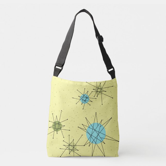 Ajustable Sac fourre-tout des étoiles atomique jaune (Devant)