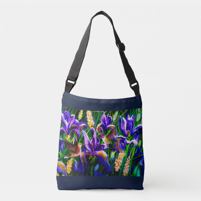 Ajustable Sac fourre-tout des rêves des colibris (Devant)