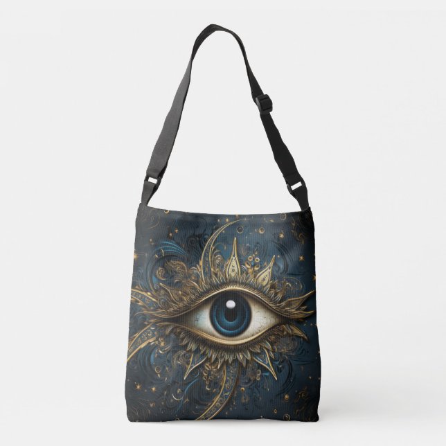 Ajustable Sac fourre-tout des yeux mal (Dos)