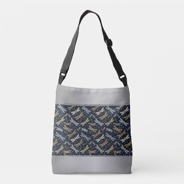 Ajustable Sac fourre-tout Dreamy Dragonfly   (Dos)