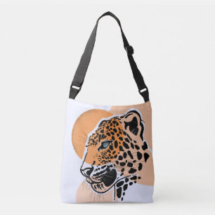 Ajustable Sac fourre-tout Empreinte de léopard dynamique en