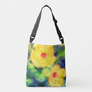Ajustable Sac fourre-tout floral à corps de croix de