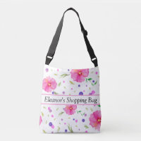 Sac fourre-tout Floral mignon | Corps croisé perso