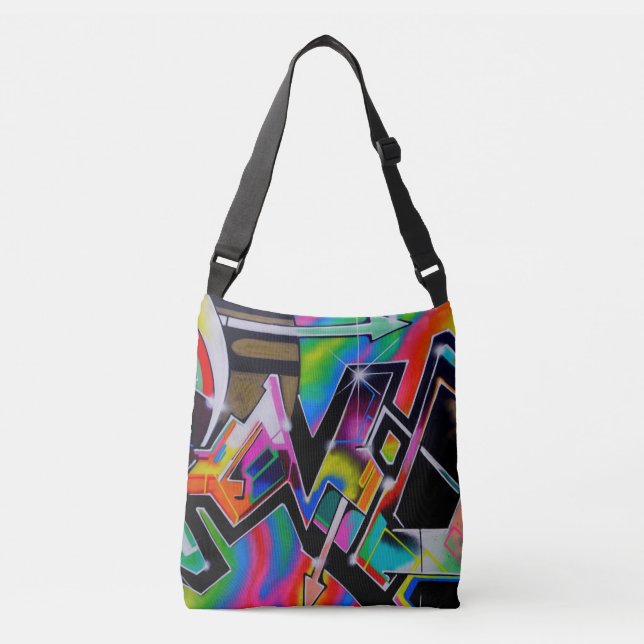 Ajustable Sac fourre-tout graffiti (Devant)