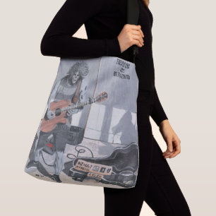 Ajustable Sac fourre-tout graphique de musicien de guitare z