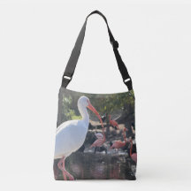 Sac fourre-tout Ibis et flamants des zones humides