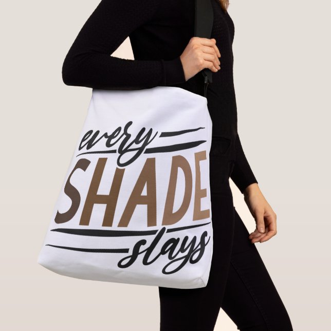 Ajustable Sac fourre-tout imprimé, Grand (De près)