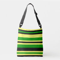 Sac fourre-tout jamaïcain inspiré par les rayures