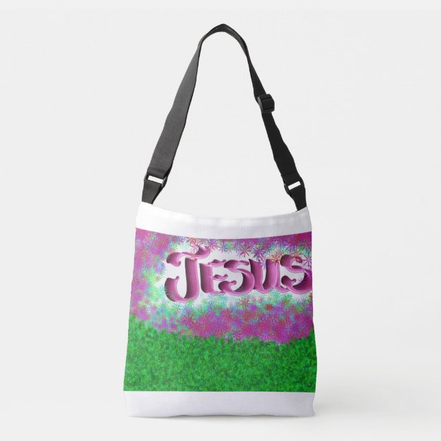 Ajustable Sac fourre-tout JÉSUS. (Devant)