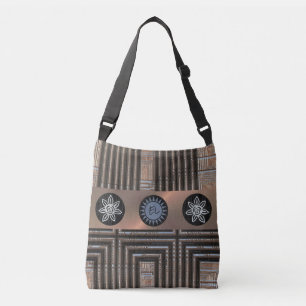 Ajustable Sac fourre-tout Monogramme de style Sud-Ouest