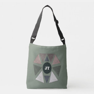 Ajustable Sac fourre-tout Monogramme de style Sud-Ouest