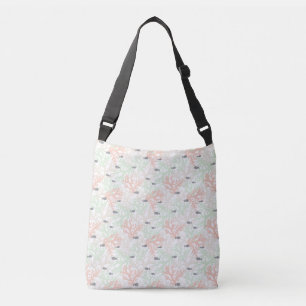 Ajustable Sac fourre-tout Motif de poisson et de corail