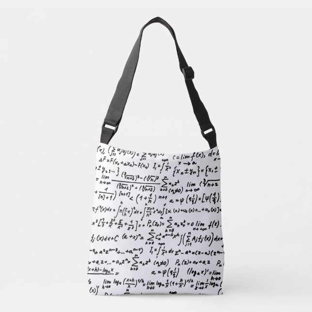 Ajustable Sac fourre-tout Motif mathématiques (Devant)