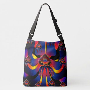 Ajustable Sac fourre-tout noir à orchidée de Belize