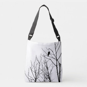 Ajustable Sac fourre-tout noir et blanc
