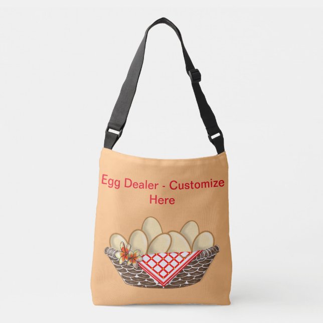 Ajustable sac fourre-tout "Oeuf Dealer" - personnaliser (Devant)