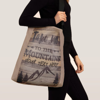 Ajustable Sac fourre-tout personnalisé Montagnes