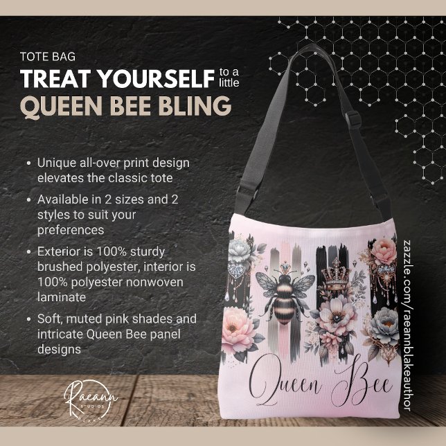 Ajustable Sac fourre-tout Queen Bee Bling (Créateur téléchargé)