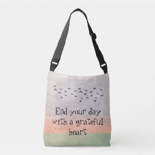 Ajustable Sac fourre-tout Sunrise "Mots Inspirants"