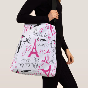 Ajustable Sac fourre-tout tout imprimé avec bandoulière. gra