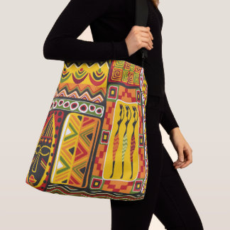 Ajustable Sac fourre-tout tout imprimé avec bandoulière. gra