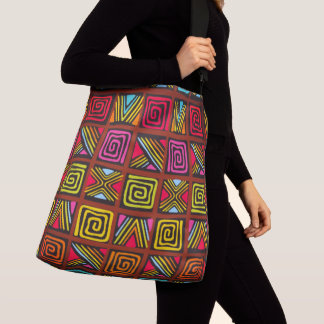 Ajustable Sac fourre-tout tout imprimé avec bandoulière. gra