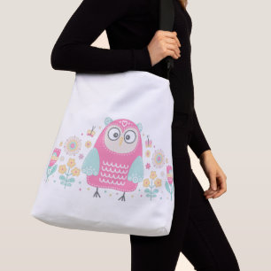 Ajustable Sac fourre-tout tout imprimé avec bandoulière. gra