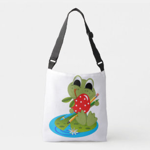 Ajustable Sac fourre-tout tout imprimé avec bandoulière. tai