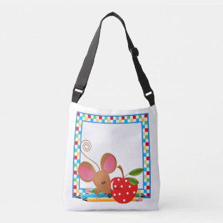 Ajustable Sac fourre-tout tout imprimé avec bandoulière. tai