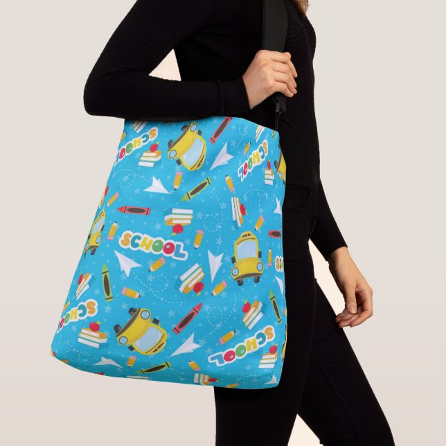 Ajustable Sac fourre-tout tout-imprimé, Grand (De près)