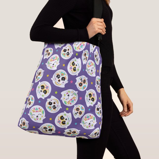 Ajustable Sac fourre-tout tout imprimé, grande taille (De près)