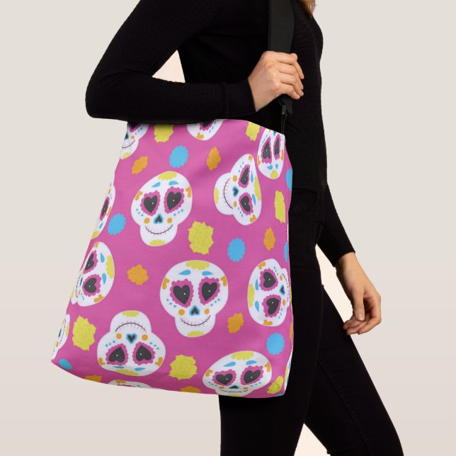 Ajustable Sac fourre-tout tout imprimé, grande taille (De près)