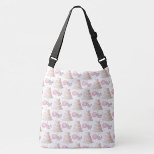 Ajustable Sac fourre-tout transversal mariage Cake