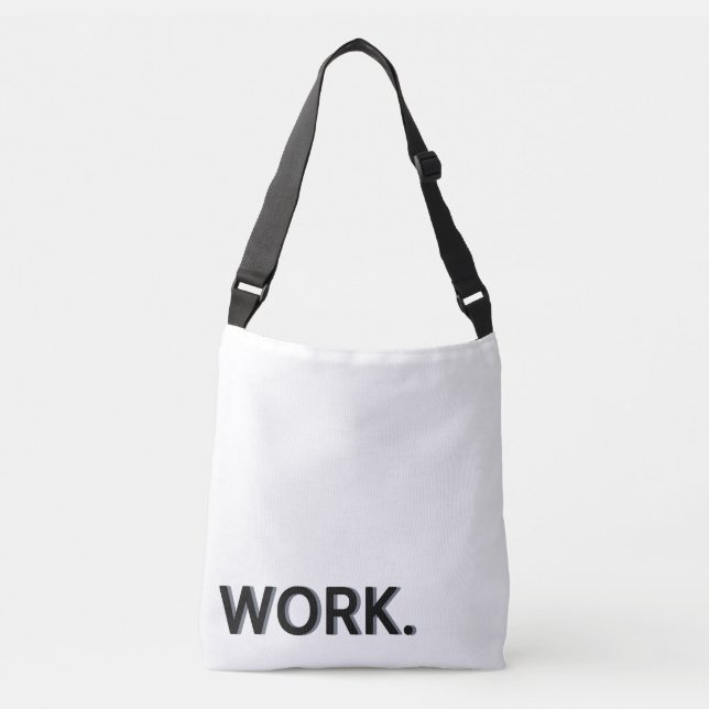 Ajustable sac fourre-tout "TRAVAIL" (Devant)