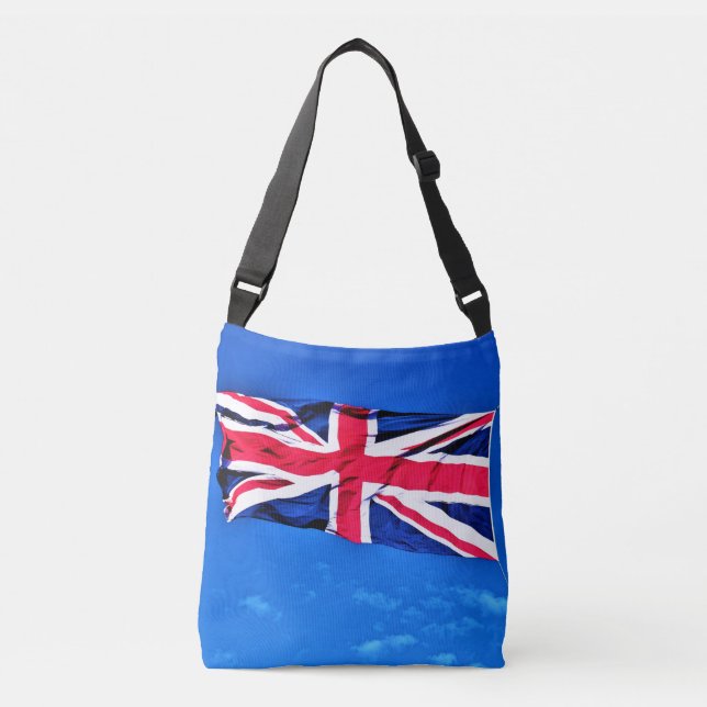 Ajustable Sac fourre-tout Union Jack Cross-Body (Devant)