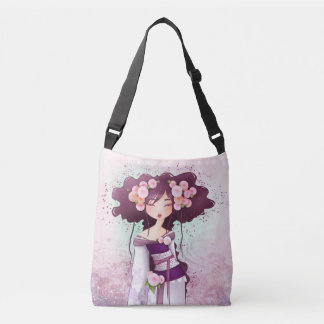 Ajustable sac illustration geisha dahlia